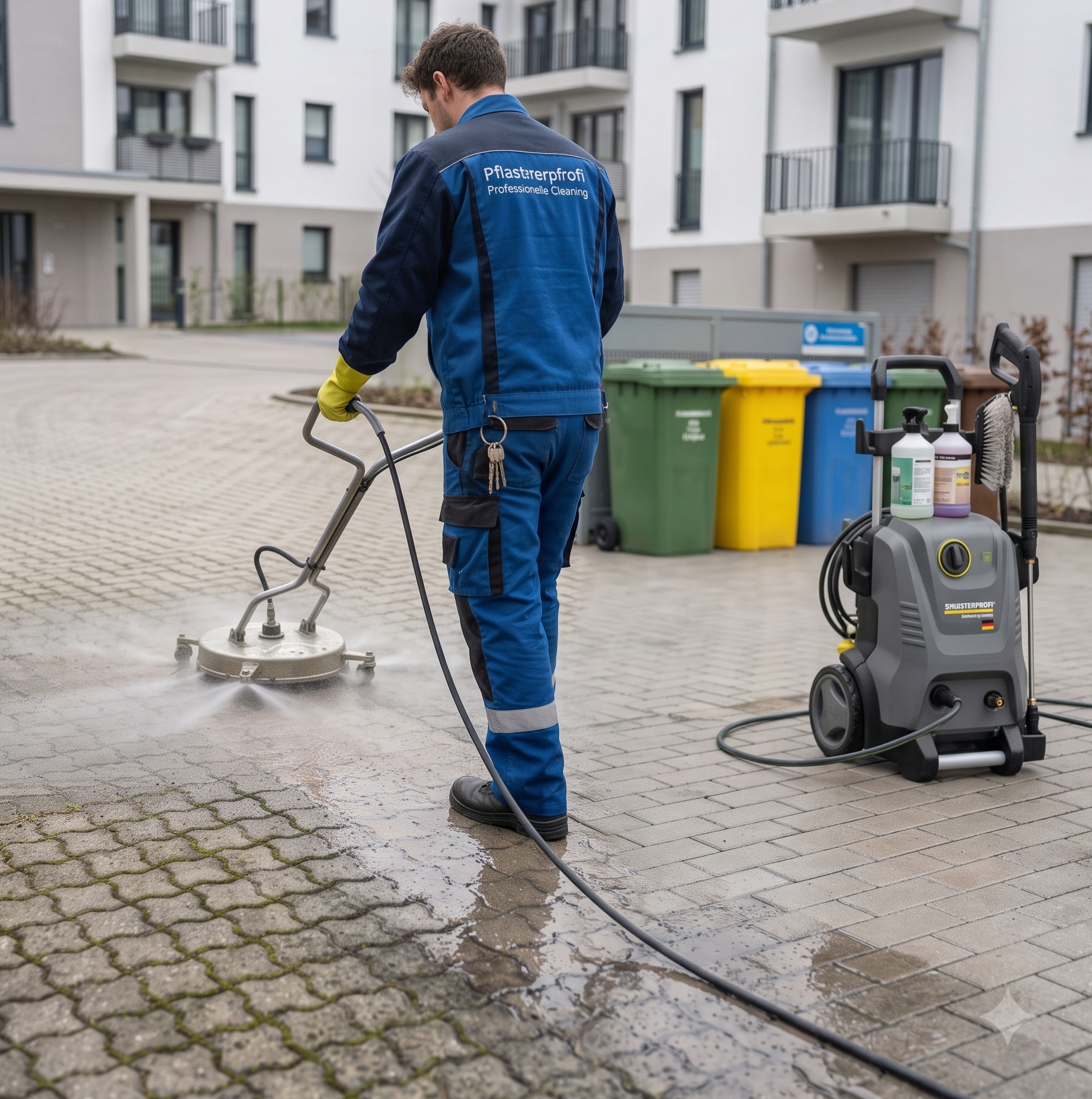 Professionelle Pflasterreinigung